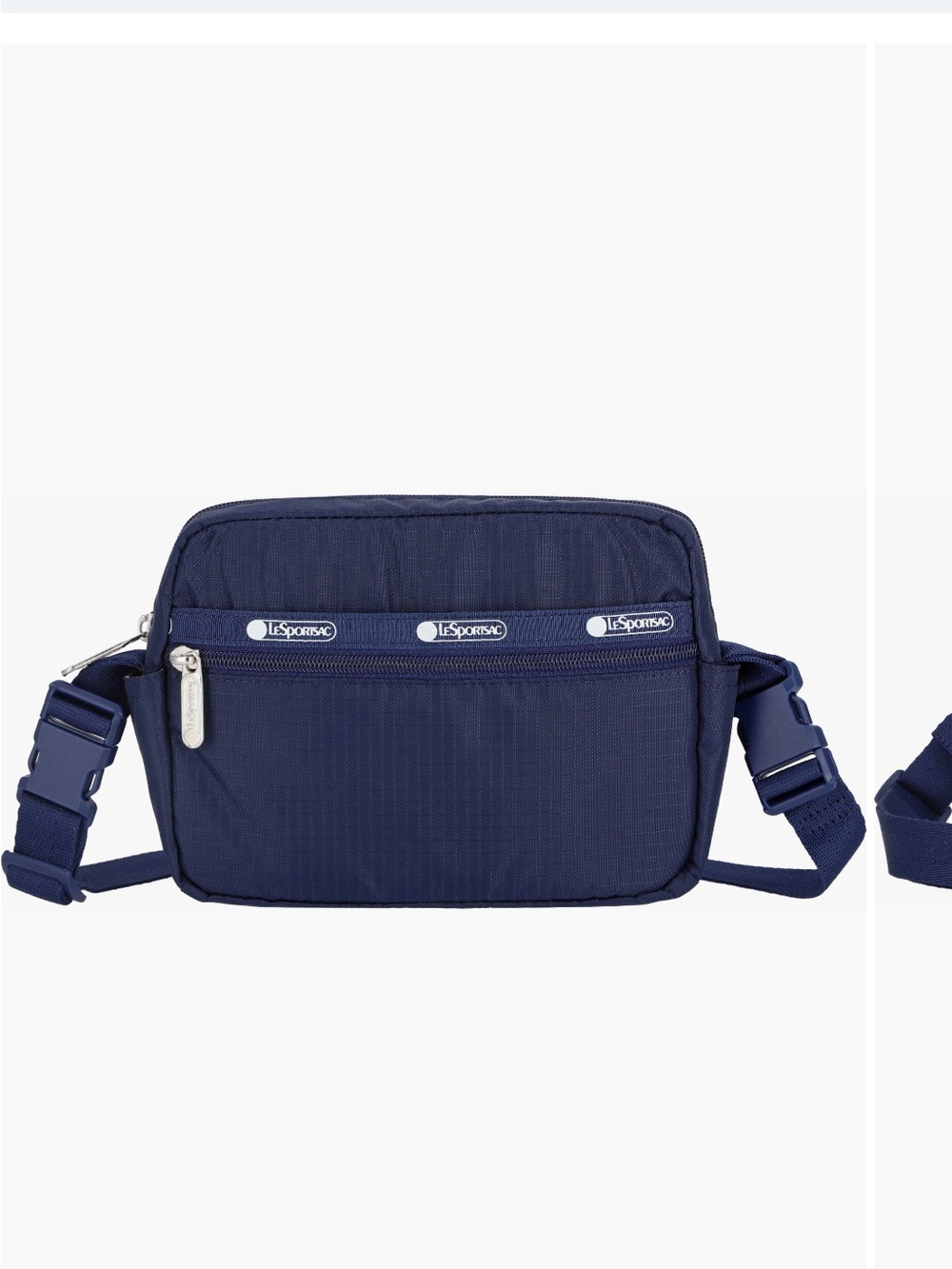 LeSportsac Candace Navy Convertible Nylon Crossbody/ Beltbag Unisex NWT